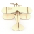 Puzzle 3D montessori avion din lemn personalizat
